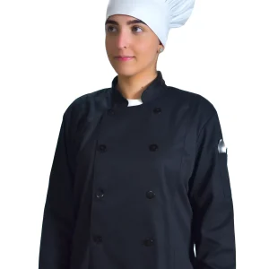 DÓLMÃ PRETO DE BOTÕES BRIM LISA