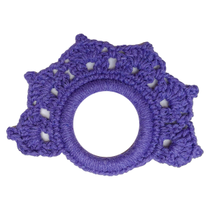 PORTA GUARDANAPO DE CROCHET LAVANDA